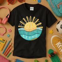 Behavior Goes Where Reinforcement Flows BCBA RBT SPED Para Kids T-Shirt thumb 3