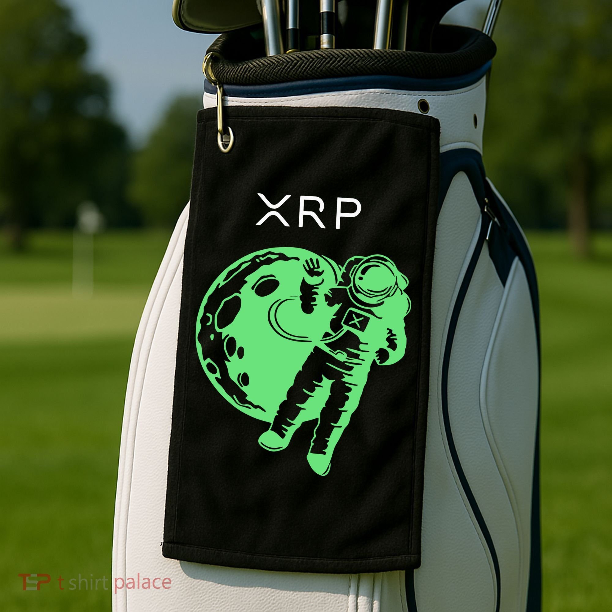 Brad Garlinghouse Wearing Xrp Golf Towel