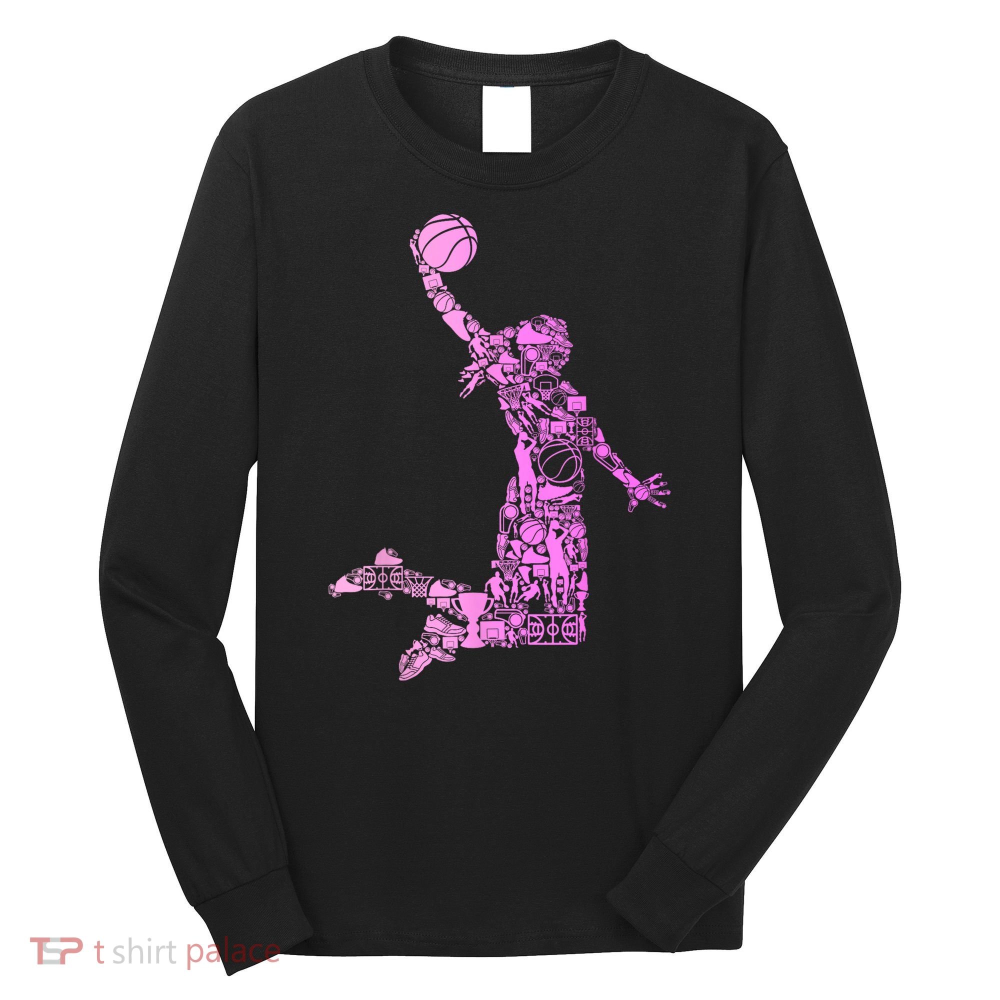 Basketball Girl Women Long Sleeve Shirt
