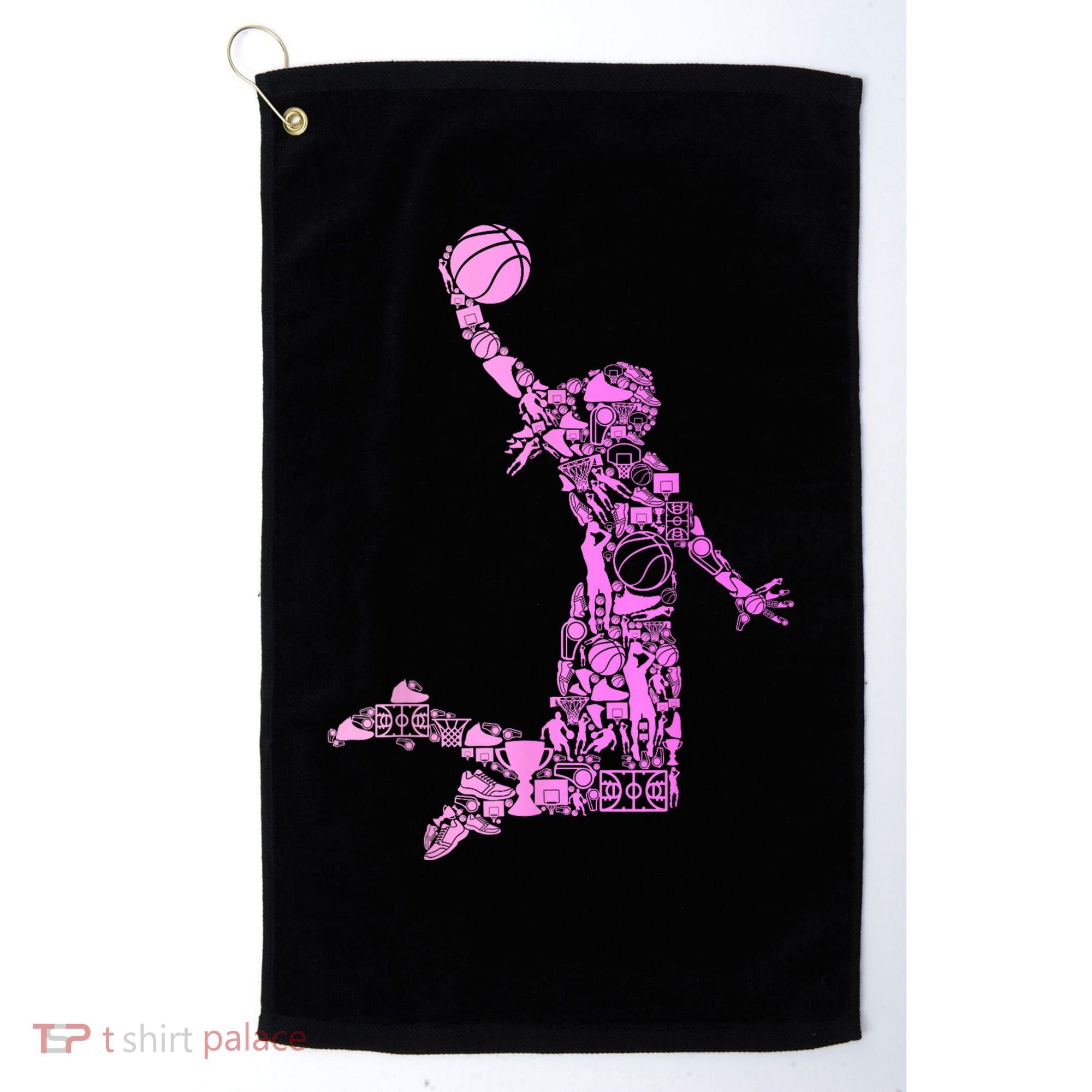 Basketball Girl Women Golf Towel