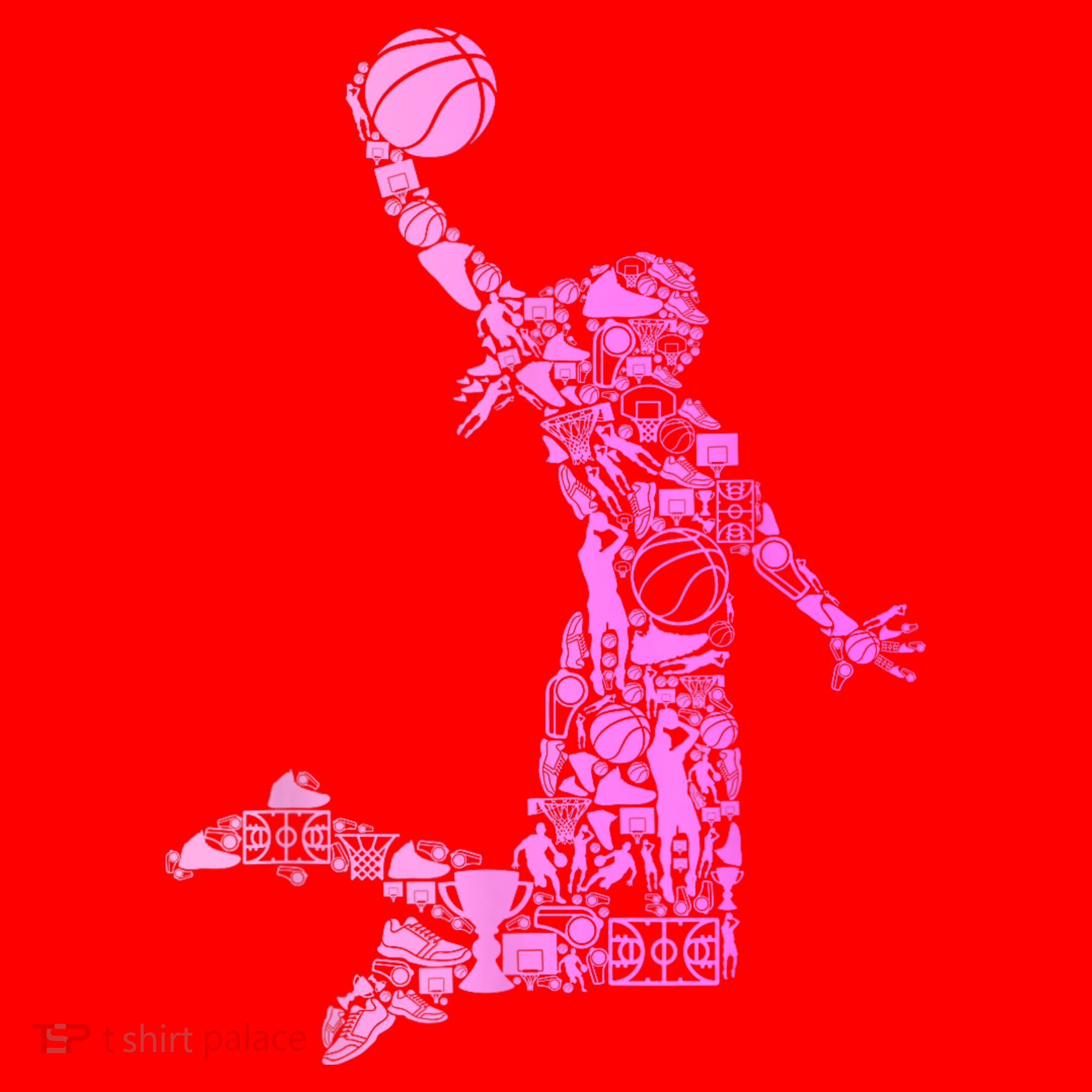Basketball Girl Women Santa Hat