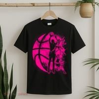 Basketball Girl Wo Female Basketball Team T-Shirt thumb 2