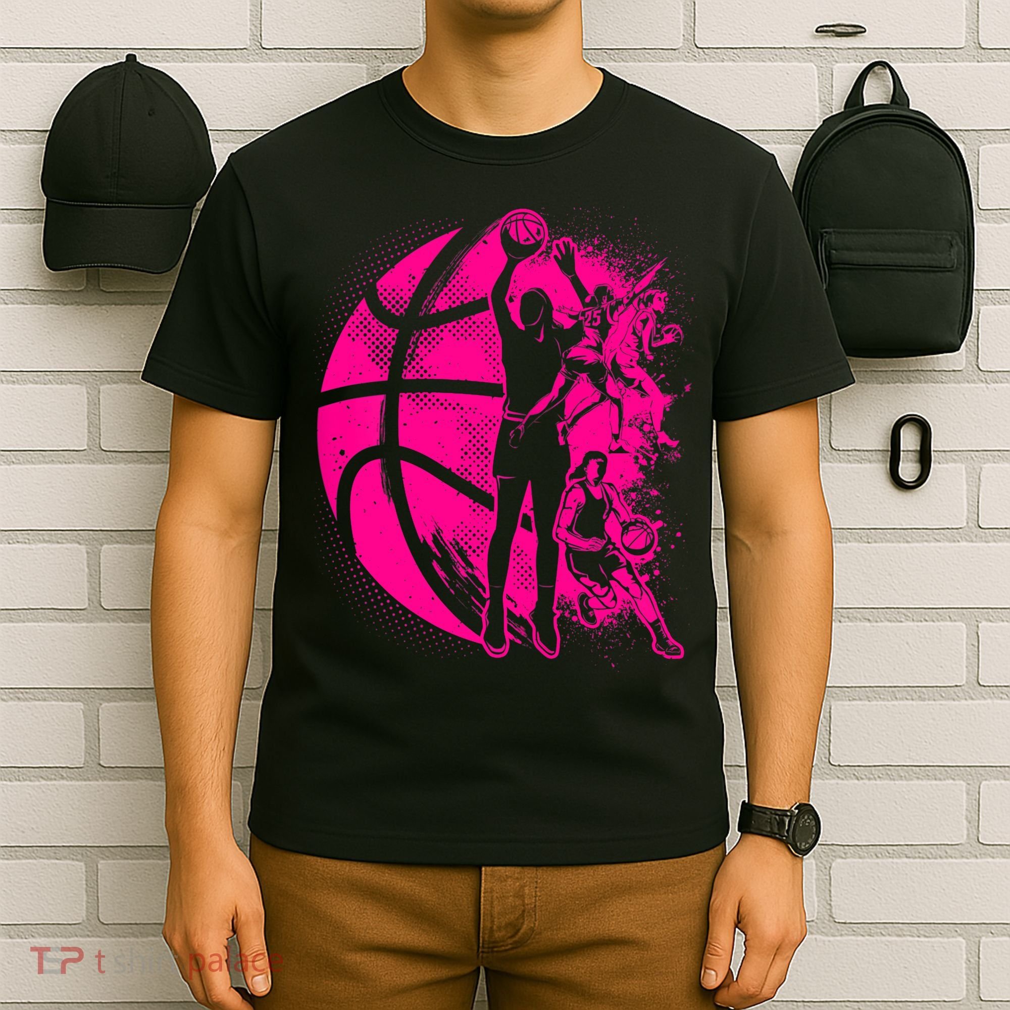 Basketball Girl Wo Female Basketball Team T-Shirt