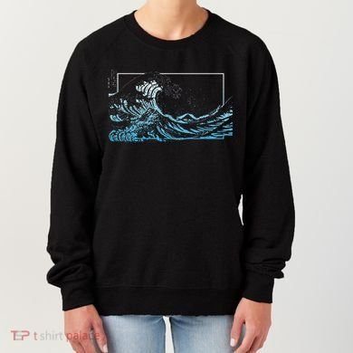 Blue Great Wave Off Kanagawa Women's Sweatshirt