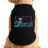 Blue Great Wave Off Kanagawa Doggie Tank thumb 0