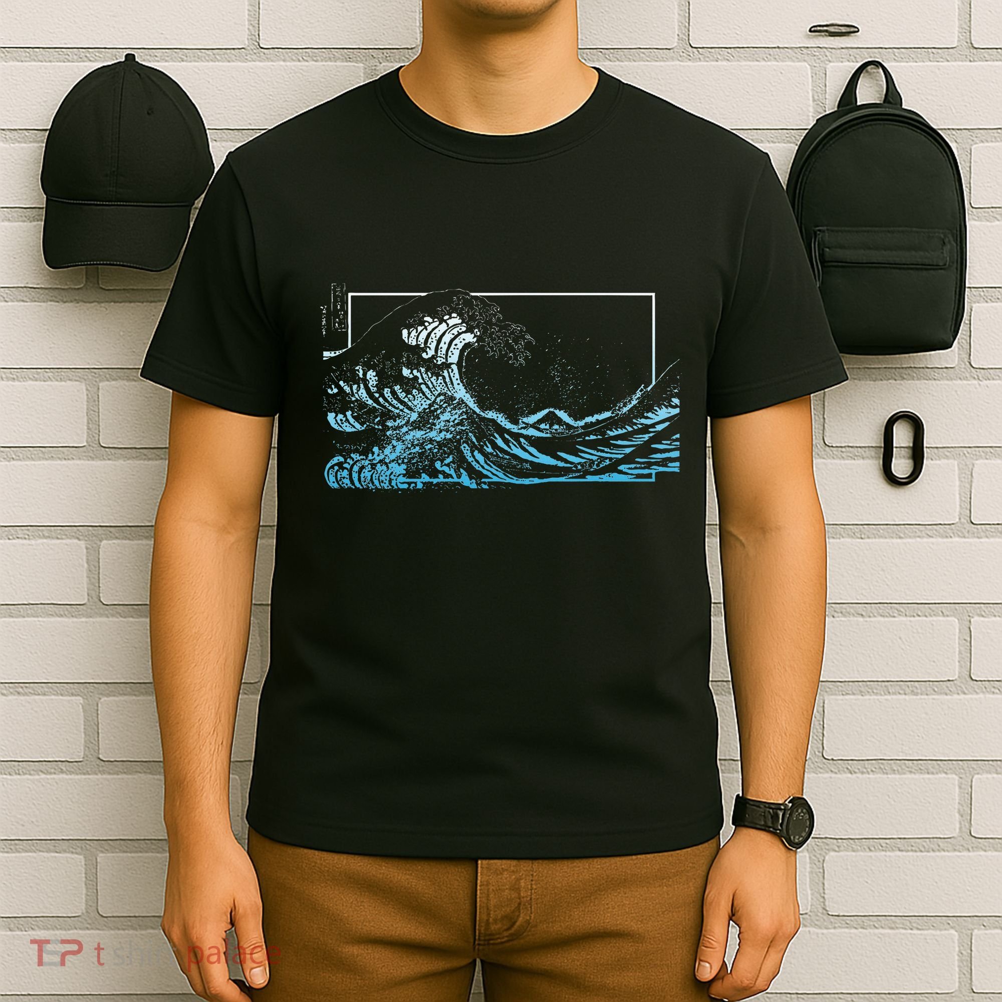 Blue Great Wave Off Kanagawa T-Shirt