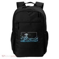 Blue Great Wave Off Kanagawa Backpack thumb 0