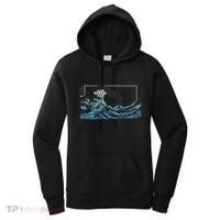 Blue Great Wave Off Kanagawa Women's Hoodie thumb 0