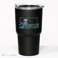 Blue Great Wave Off Kanagawa Tumbler thumb 0