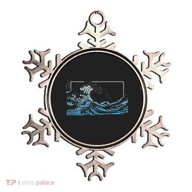 Blue Great Wave Off Kanagawa Ornament