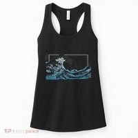 Blue Great Wave Off Kanagawa Women's Tank Top thumb 0