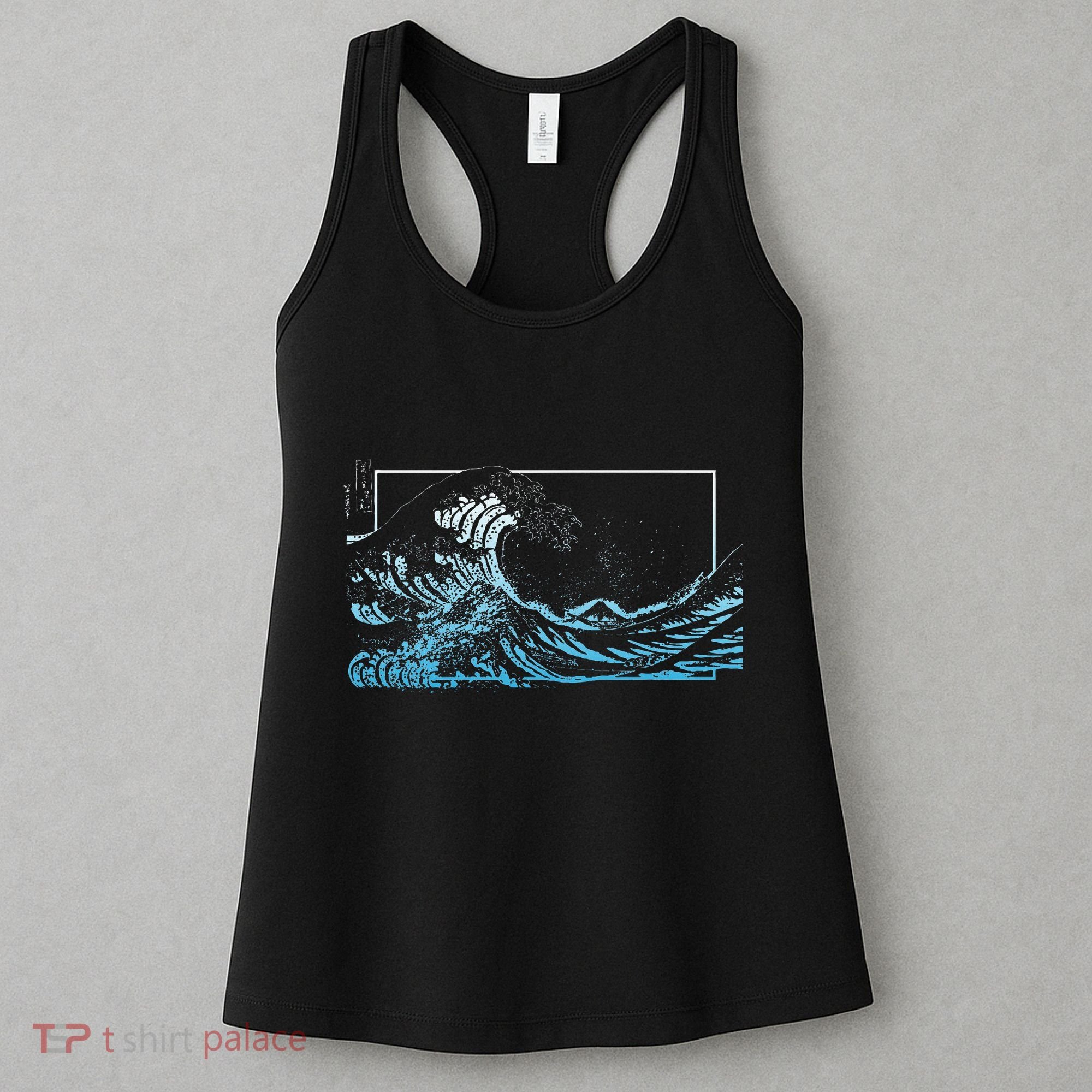 Blue Great Wave Off Kanagawa Women's Tank Top