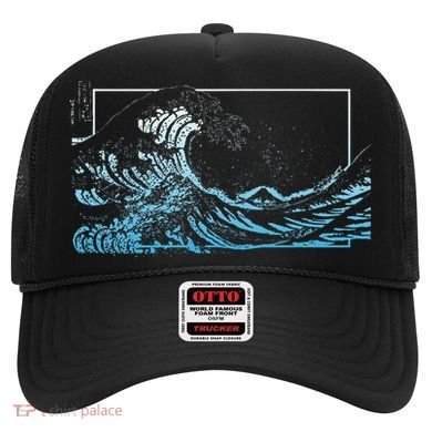 Blue Great Wave Off Kanagawa Hat