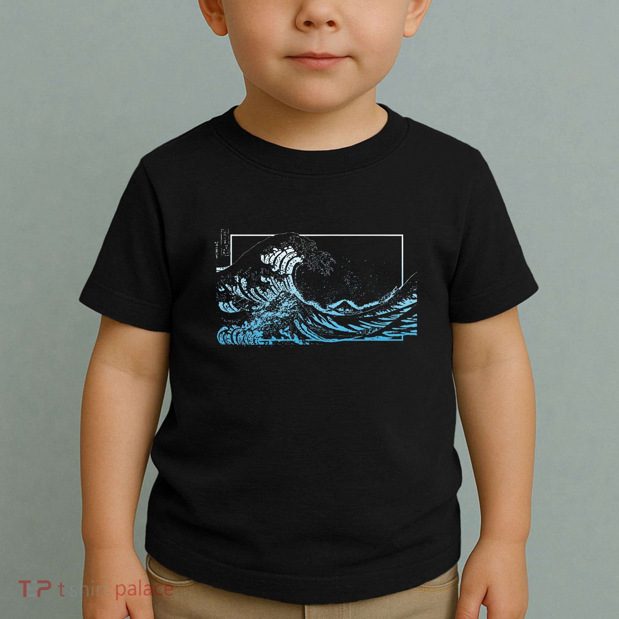 Blue Great Wave Off Kanagawa Toddler T-Shirt
