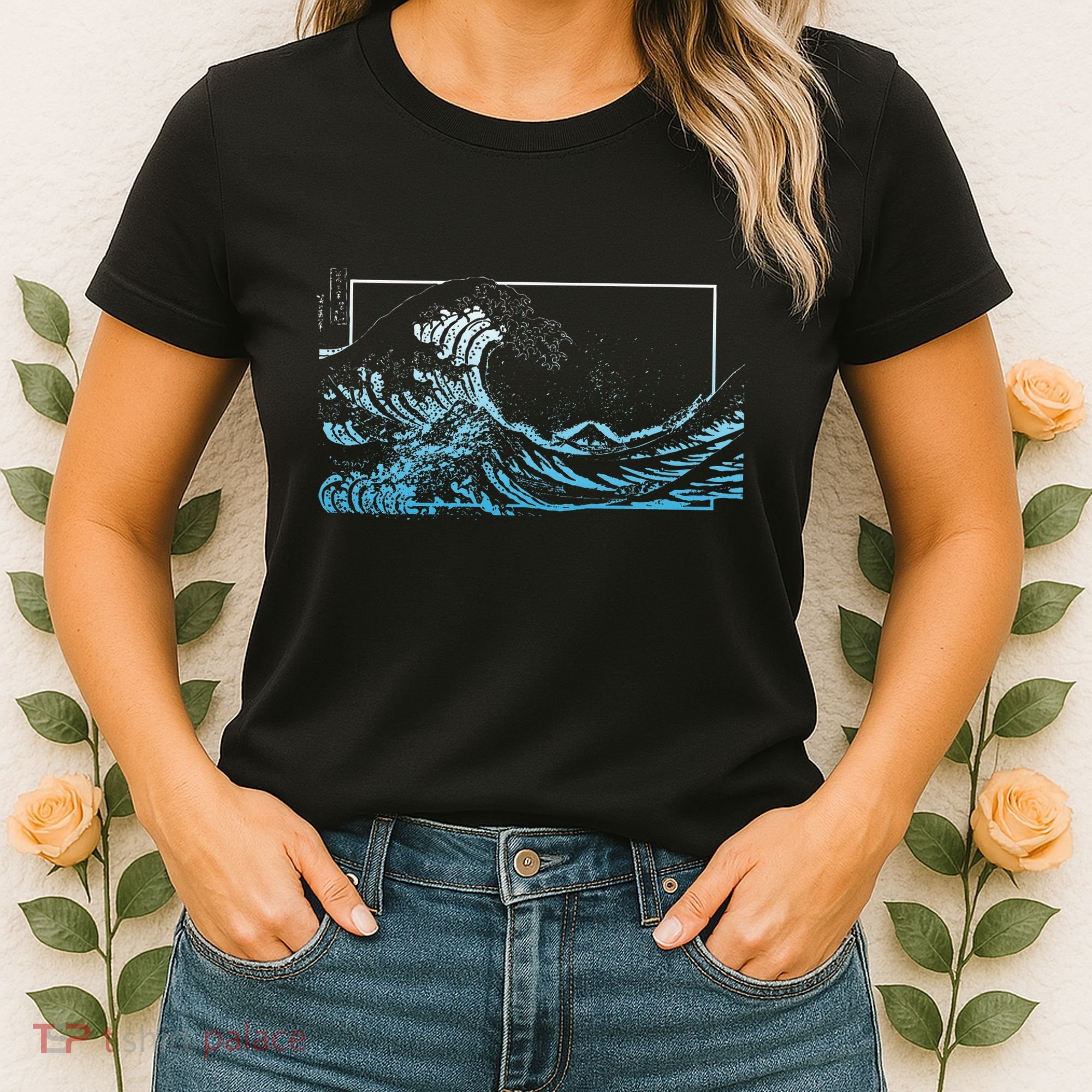 Blue Great Wave Off Kanagawa Women's T-Shirt