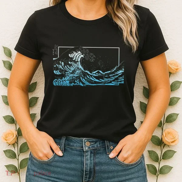 Blue Great Wave Off Kanagawa Women's T-Shirt