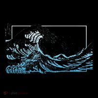 Blue Great Wave Off Kanagawa Kids Long Sleeve Shirt thumb 2
