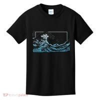 Blue Great Wave Off Kanagawa Kids T-Shirt thumb 0