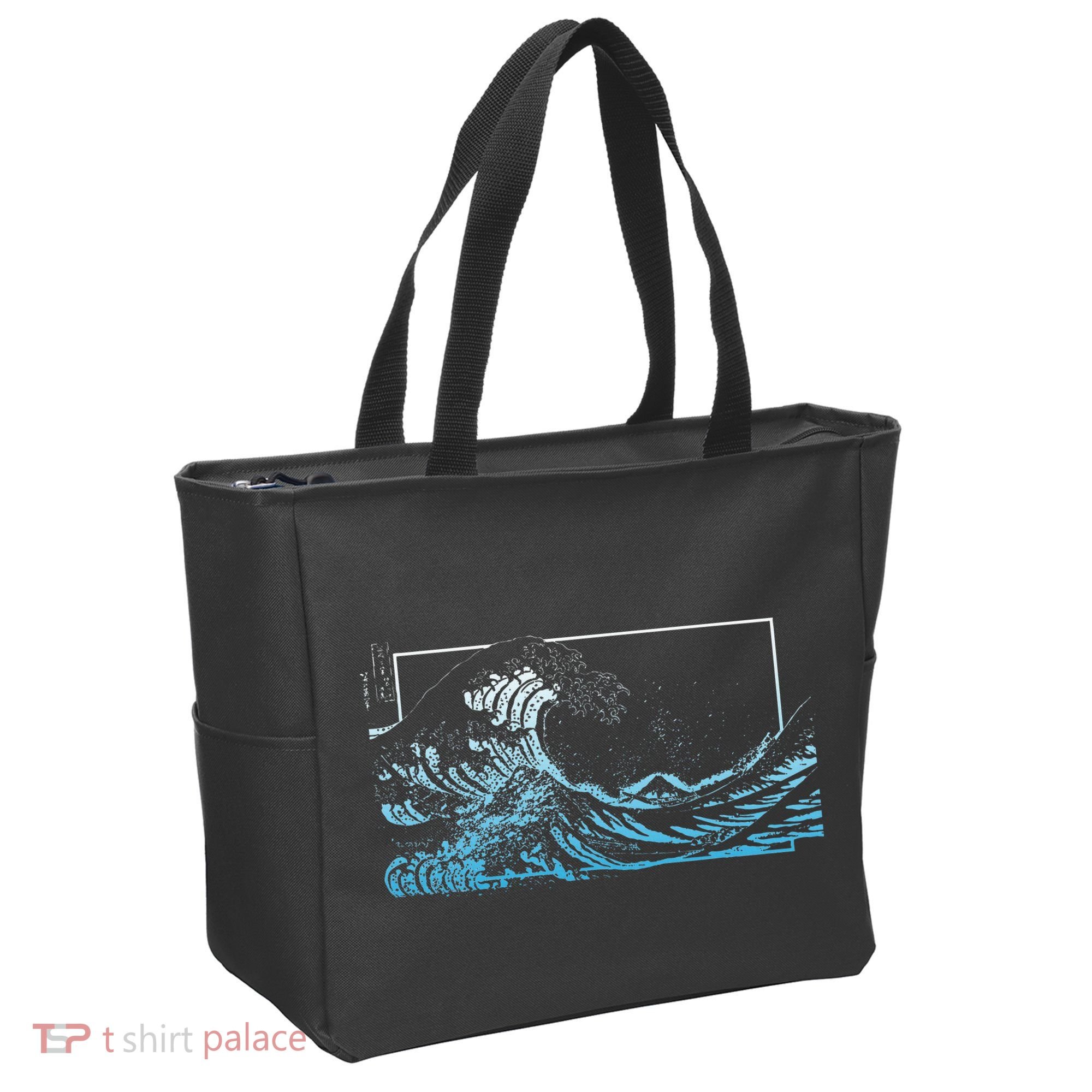 Blue Great Wave Off Kanagawa Tote Bag