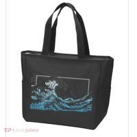 Blue Great Wave Off Kanagawa Tote Bag thumb 3