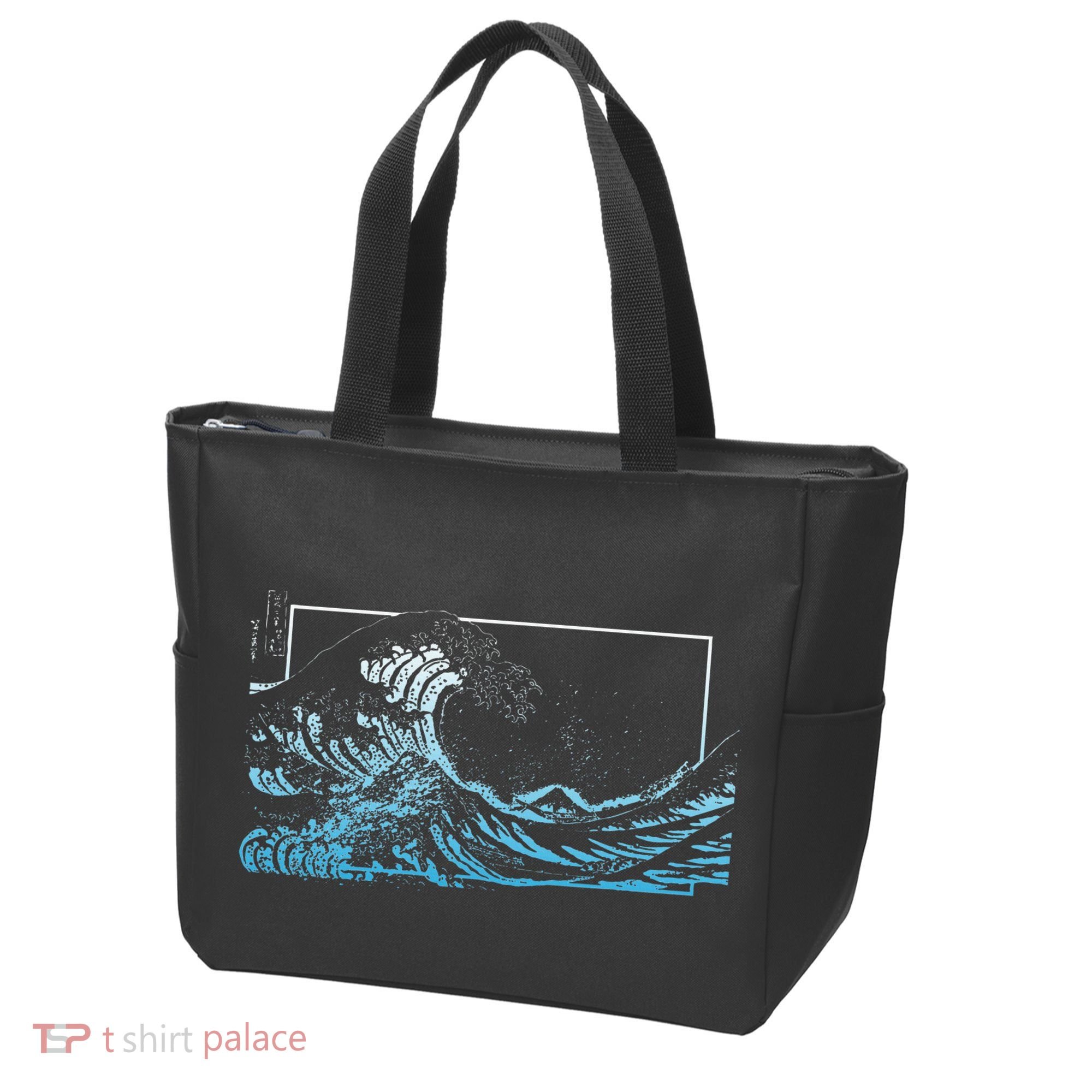 Blue Great Wave Off Kanagawa Tote Bag