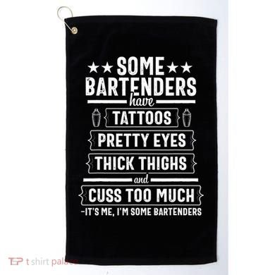 Bartender Gift Women Thighs  Golf Towel