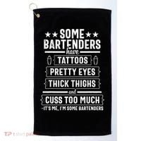 Bartender Gift Women Thighs  Golf Towel thumb 0