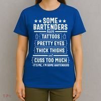 Bartender Gift Women Thighs  T-Shirt thumb 4