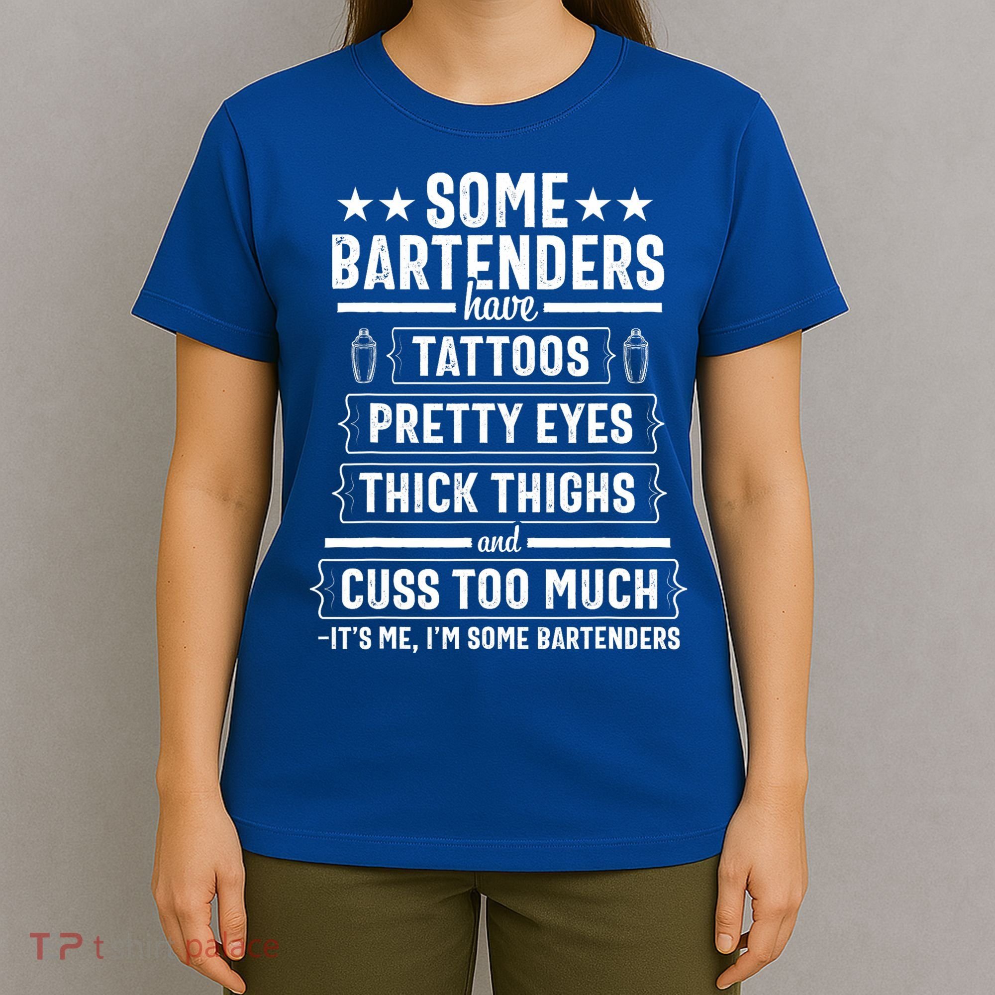 Bartender Gift Women Thighs  T-Shirt