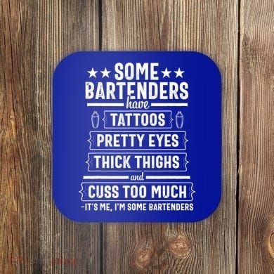 Bartender Gift Women Thighs  Coaster