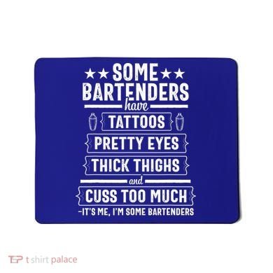 Bartender Gift Women Thighs  Mousepad