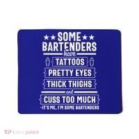 Bartender Gift Women Thighs  Mousepad thumb 0