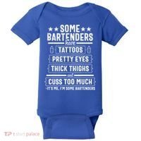 Bartender Gift Women Thighs  Baby Bodysuit thumb 0