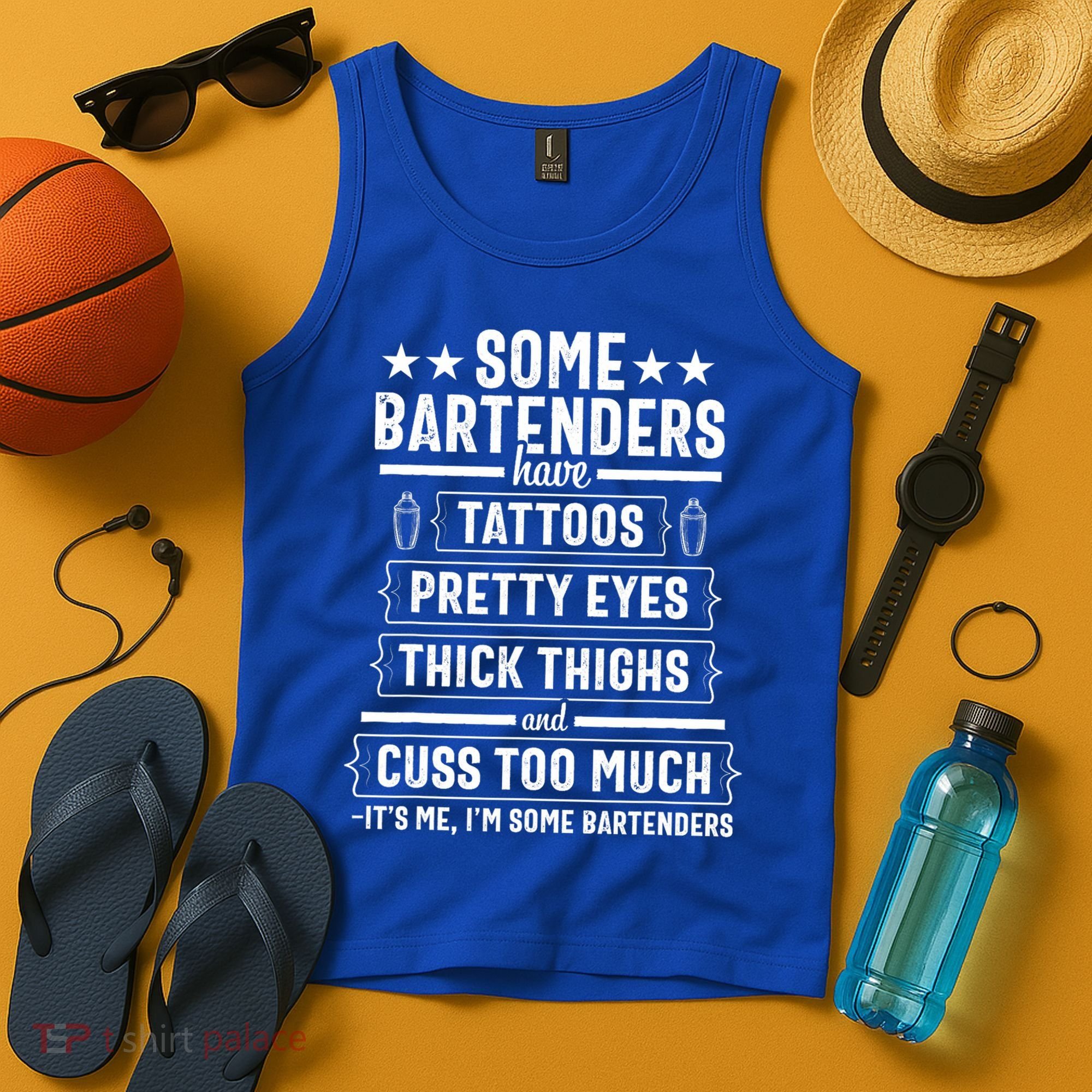 Bartender Gift Women Thighs  Tank Top