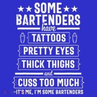 Bartender Gift Women Thighs  Kids Long Sleeve Shirt thumb 2