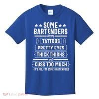 Bartender Gift Women Thighs  Kids T-Shirt thumb 0