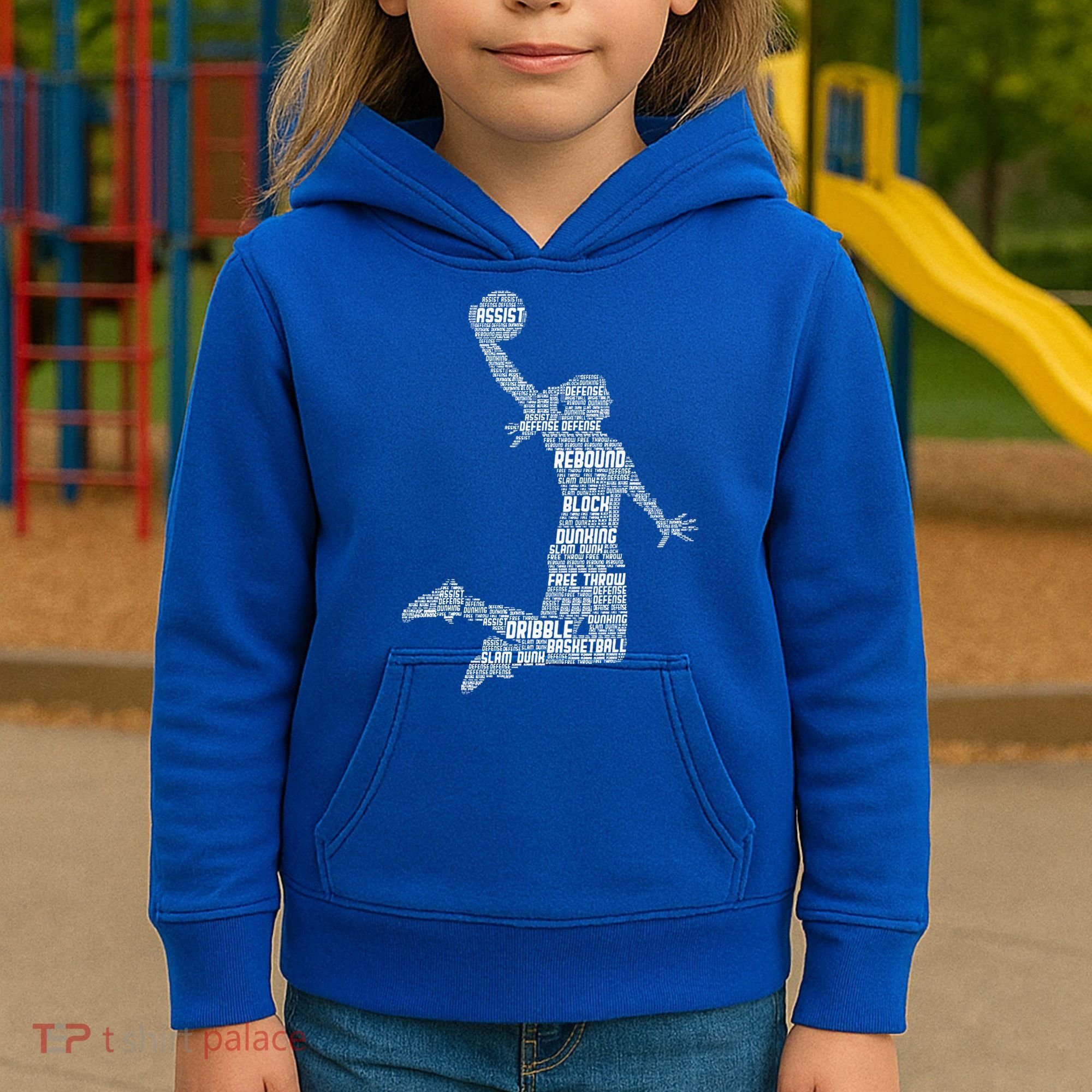 Basketball Girl Women Kids Hoodie