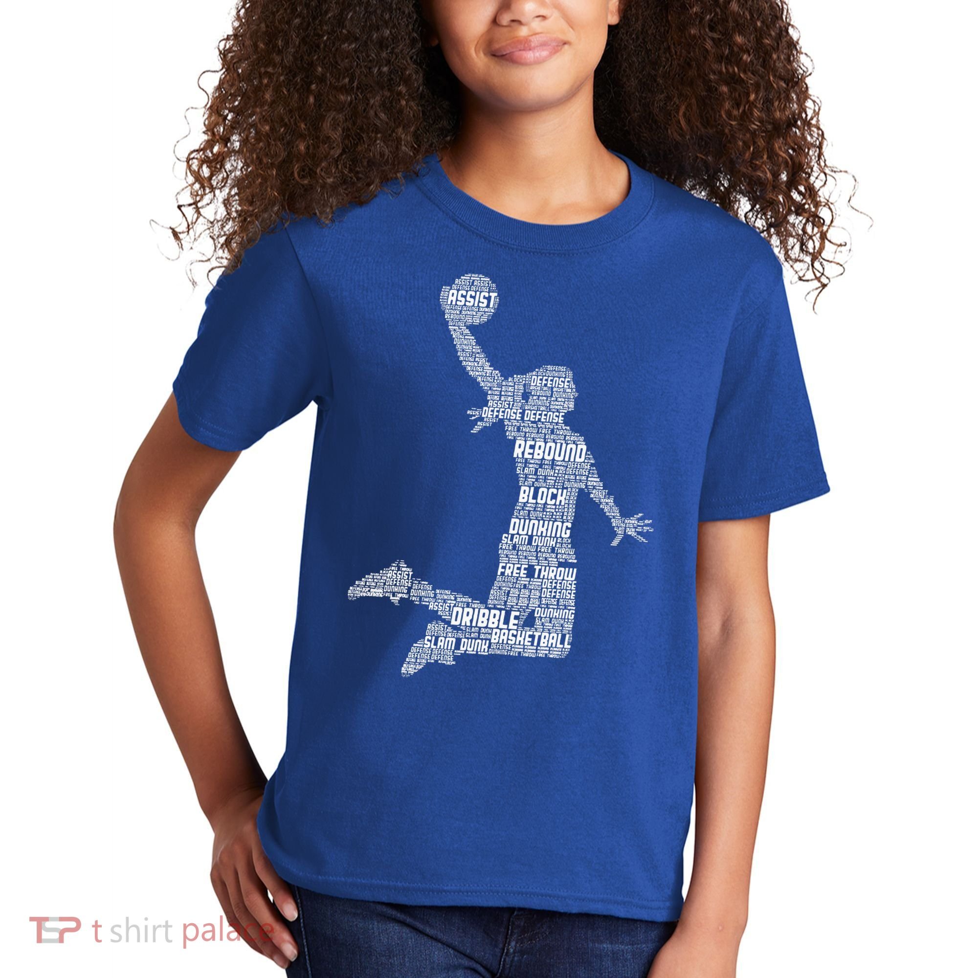 Basketball Girl Women Kids T-Shirt