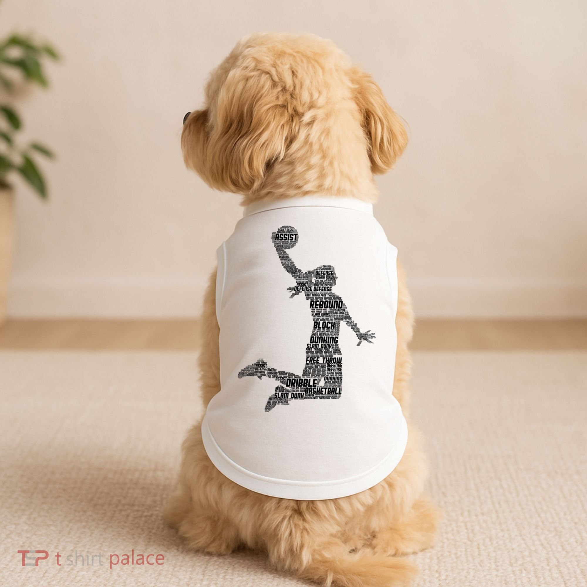 Basketball Girl Player Doggie Tank