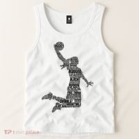 Basketball Girl Player Tank Top thumb 2