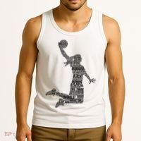 Basketball Girl Player Tank Top thumb 3