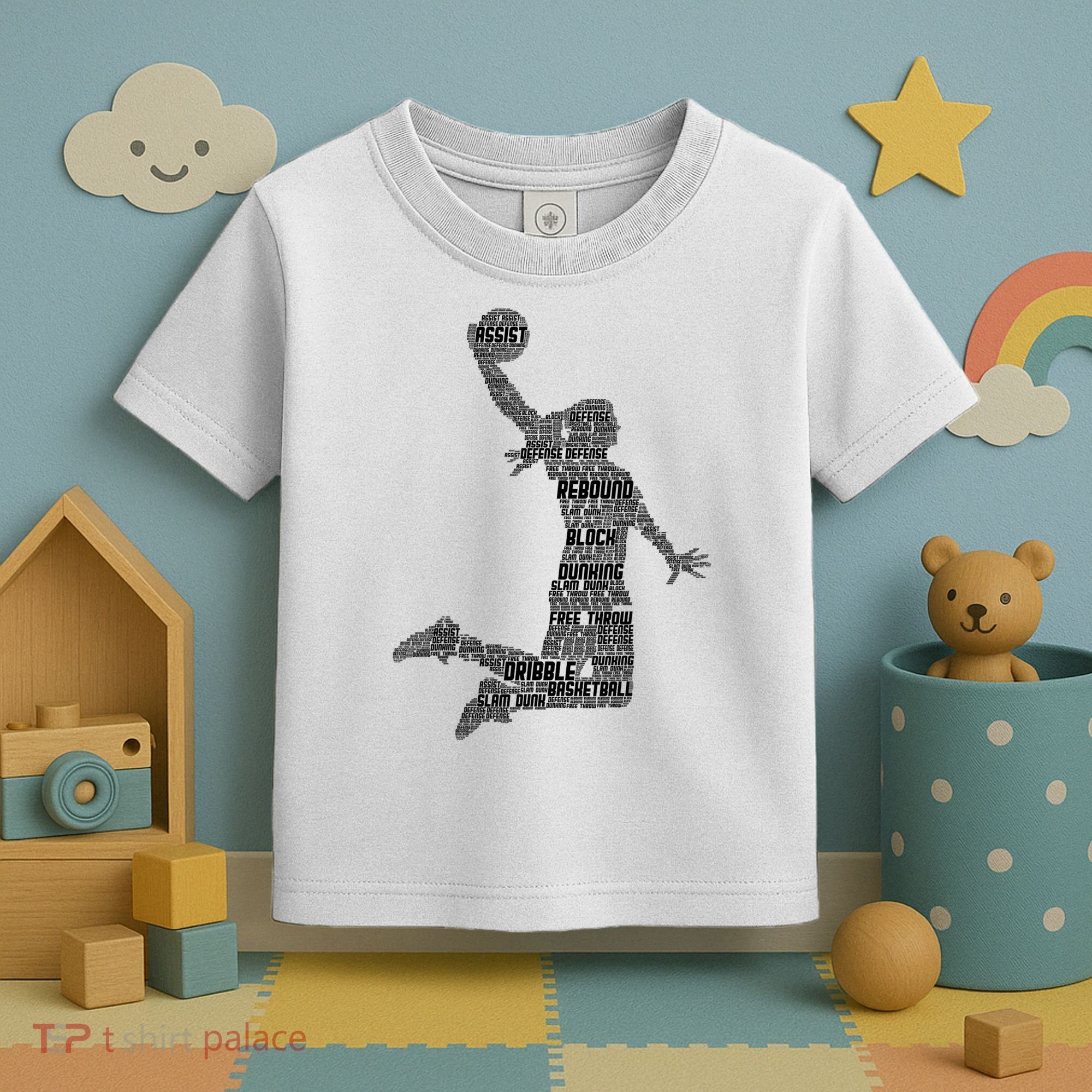 Basketball Girl Player Toddler T-Shirt