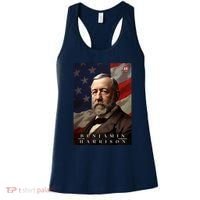 Benjamin Harrison 23rd President Of The United States Portrait Women's Tank Top thumb 0