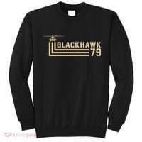 Black Hawk 79 Helicopter Retro Sweatshirt thumb 0