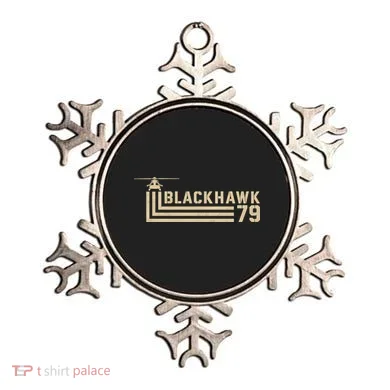 Black Hawk 79 Helicopter Retro Ornament