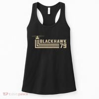 Black Hawk 79 Helicopter Retro Women's Tank Top thumb 0