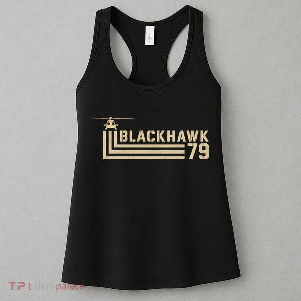 Black Hawk 79 Helicopter Retro Women's Tank Top