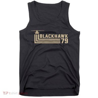 Black Hawk 79 Helicopter Retro Tank Top