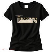 Black Hawk 79 Helicopter Retro Women's T-Shirt thumb 0