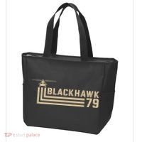 Black Hawk 79 Helicopter Retro Tote Bag thumb 3